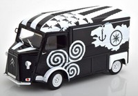 Solido Citroen Type Hy 1969 Breizh Black White 1:18 Metall Modellauto S1804812