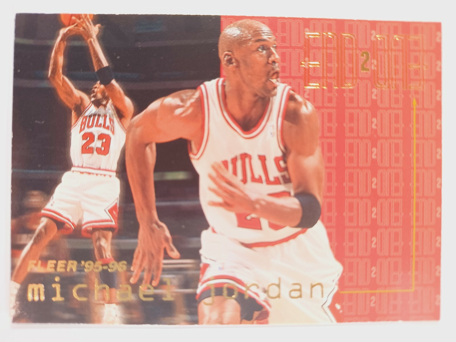 1995-1996 Fleer Basketball End 2 End #9 Michael Jordan