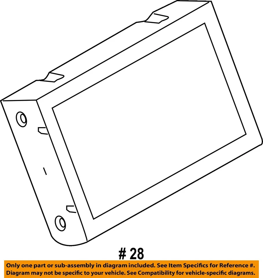 Б/у информационно-развлекательный дисплей подходит: 2009 Infiniti FX серии дисплей приборной панели w/na - Изображение 4 из 4