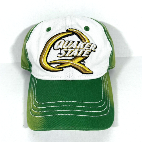 Quaker State Unisex Adjustable Snap Back Baseball Cap (Green/Black)