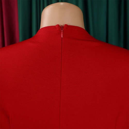 Women's Bodycon Work Pencil Dress Colorblock Back Zipper Office Business Dresses - Imagen 49 de 62