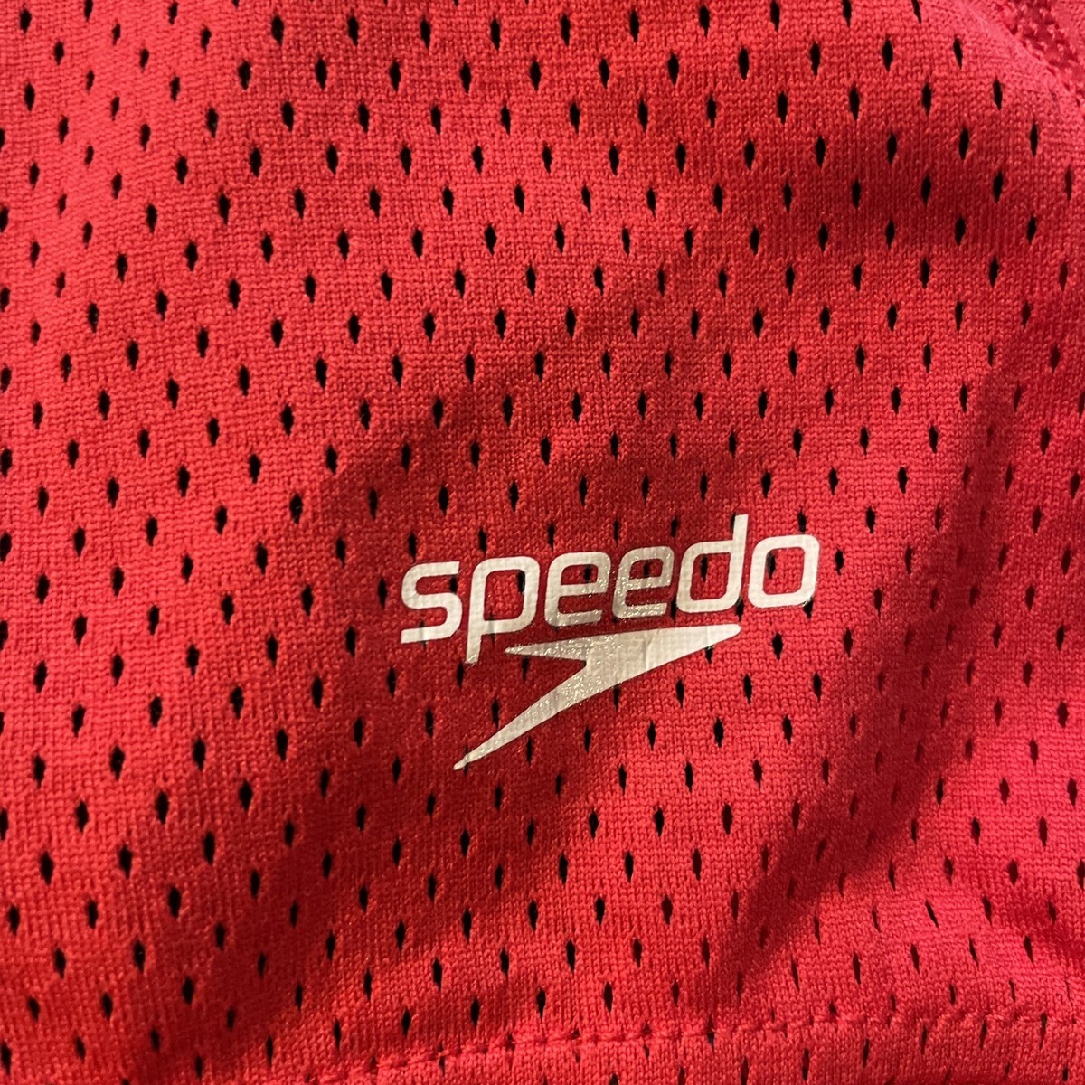 Speedo Mens Red Square Cut Drag Swimsuit Size 28. | eBay