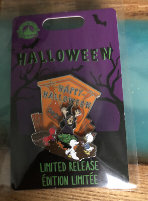 Pin Brosche Lachen Fifi Loulou Halloween 2022 Limited Edition Disney Store 