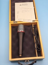 ☆vintage 1980s Lomo Md-300 Microphone W/ Adapter Cable Shure 548 Grille Design