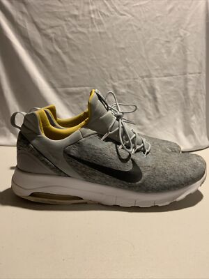 Nike Air Max Motion Racer Gray/Yellow Marathon Running Shoes
