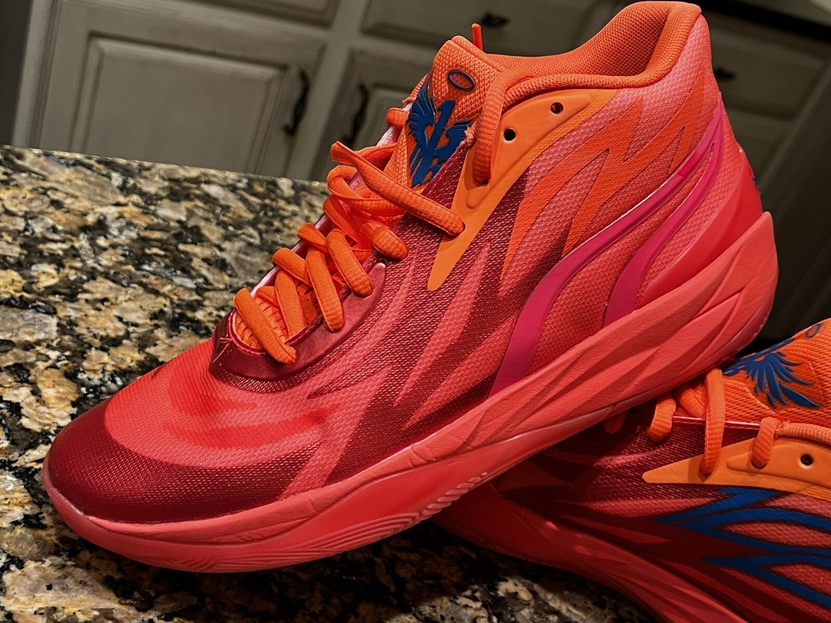 Puma MB.02 MB2 'Supernova' Fiery Coral 376442-01 Lamelo Ball New