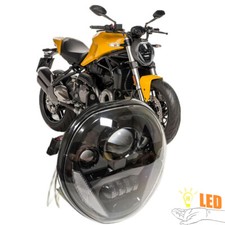 Faro proiettore anteriore led per moto 14-17 ducati monster 821 1200 s r