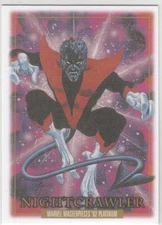 2024 UD Marvel Masterpieces '92 Platinum Parallel Canvas NIGHTCRAWLER #62