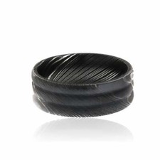 New 8mm Wide Damascus Steel Ring