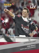 2020 TOM BRADY Panini Instant SUPER BOWL MVP Defeats Mahomes for 7th Super Bowl