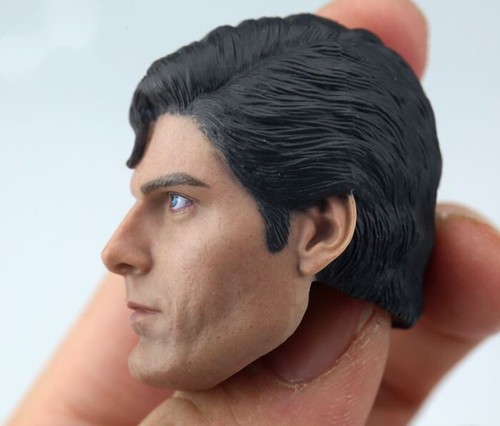 1/6 Head Sculpt Superman Christopher Reeve Carving Model Fit 12" Action Figure - Picture 6 of 10