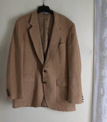 Fine Men's Vintage 44L 44 L 100% Mongolian Camel Hair Blazer Sport Coat  Jacket | eBay
