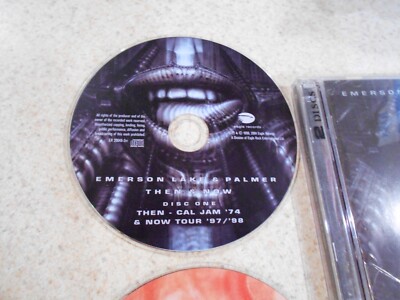 Then and Now EMERSON LAKE & PALMER LIVE 2-CD California Jam 1998