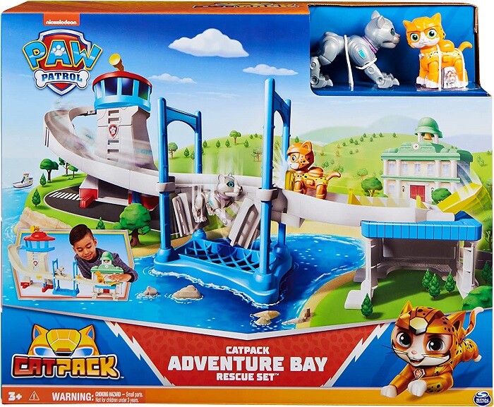 Paw Patrol Quartier Generale Cat Pack Set di Gioco Torre di Controllo