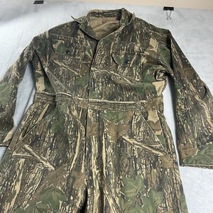 Men's Winchester Hunting Camouflage Coveralls Real Tree Made USA 100% Cotton L