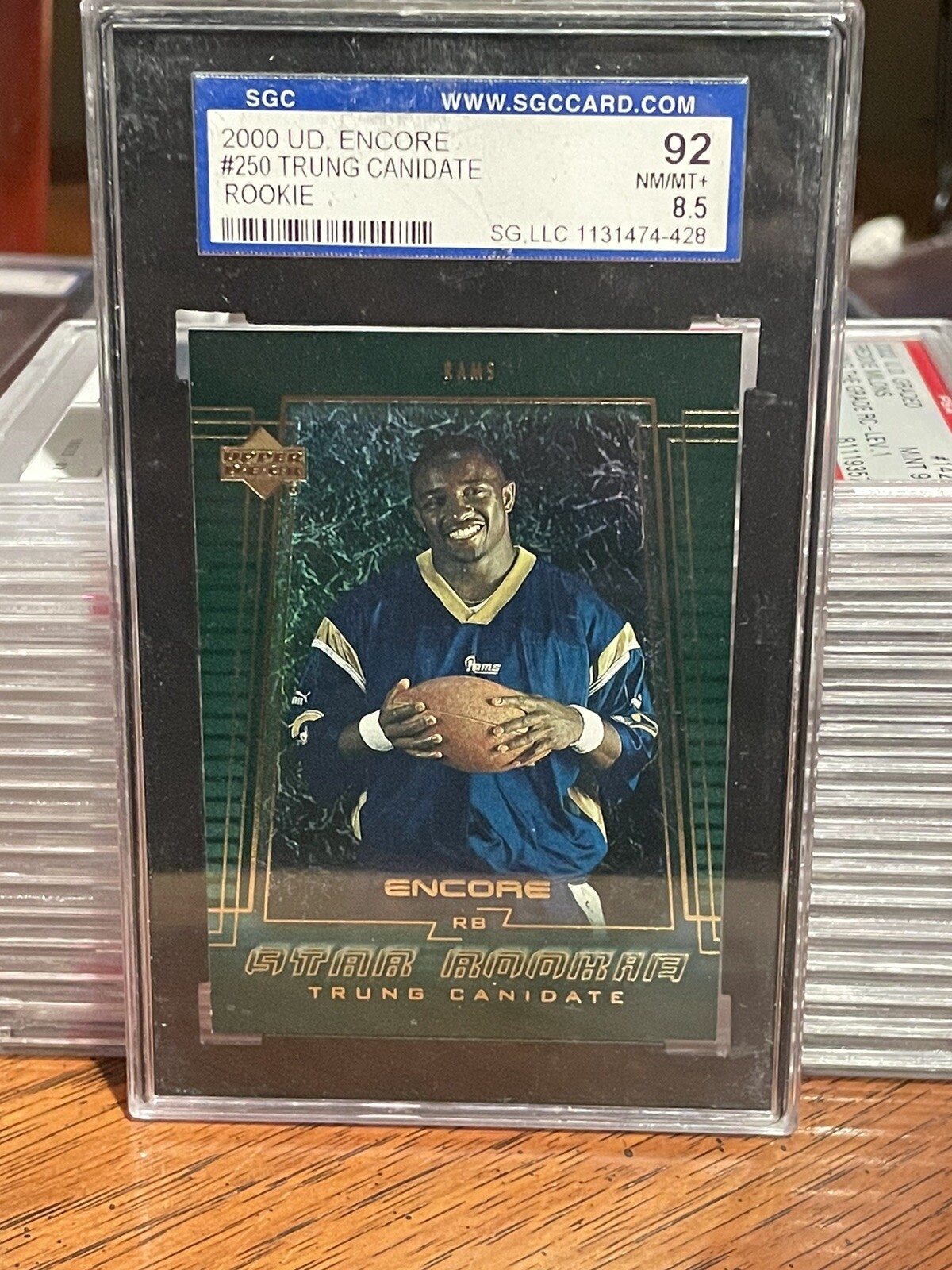 Trung Canidate Upper Deck Ovation #76 Base