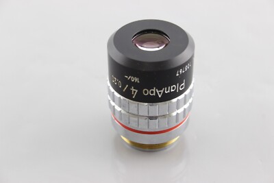 Nikon CFN PlanApo 4x 0.20 160 Microscope Objective Optiphot Labophot ...