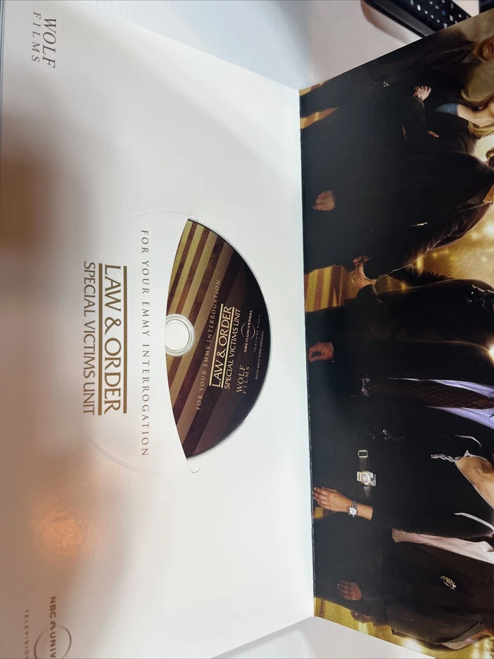 LAW & ORDER For Your EMMY Consideration FYC DVD Set Wolf Films RARE SLEEVE Foto 4 de 4
