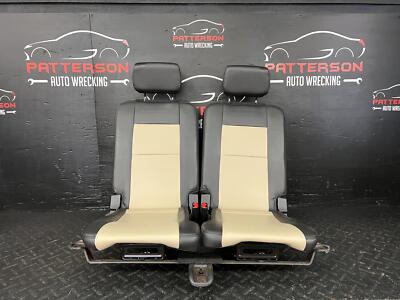 2010 FORD EXPLORER 3RD ROW REAR BACK SEAT BLACK/TAN
