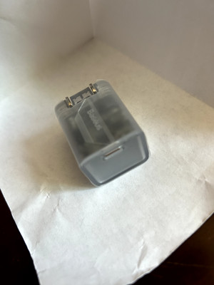 fancy phone charger head transparent support PD20W type-c USB-C pin foldable leg