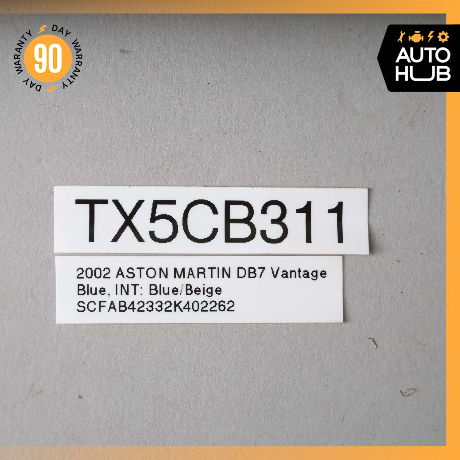 00-04 Aston Martin DB7 Vantage 5.9L Left Engine Throttle Body Adapter OEM 23k