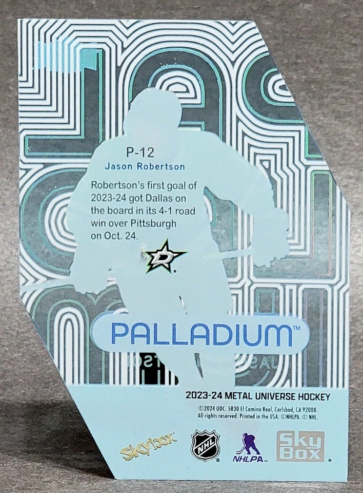 2023-24 SkyBox Metal Universe Palladium #P-12 Jason Robertson - Image 2 of 2