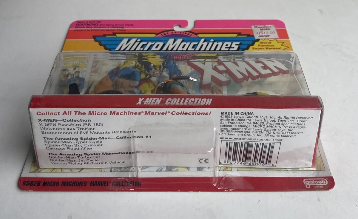 1993 Micro Machines X-Men Collection Blackbird Evil Mutants