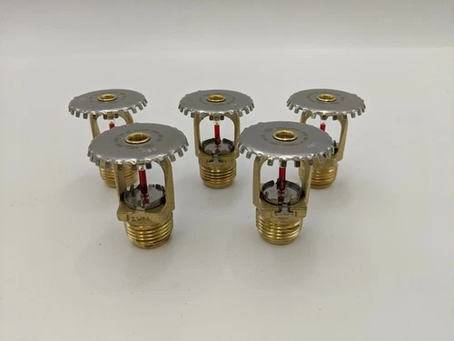 5 Piece VK3001 Viking Quick Response Upright Fire Sprinkler 155Deg F