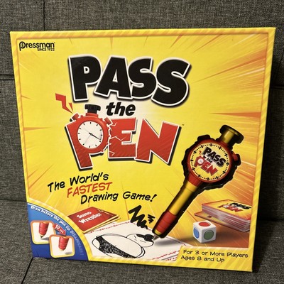 NEW & SEALED! Pass the Pen - World's Fastest Drawing Board Game FREE SHIPPING!