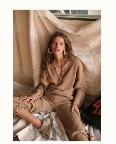 Hailee Sweater Set-Camel Heather 