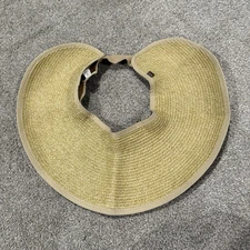 Rei Paper Straw Paper Roll Up Sun Hat Travel Outdoor Protection One Size