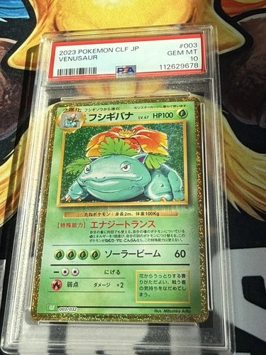 Pokémon TCG Classic Collection Holo Venusaur Card PSA 10 Gem Mint 003/032 CLF