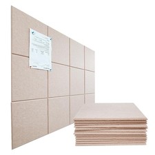Large Cork Board Alternative, 11.8''x11.8'' 12 Pack Felt Bulletin Board with ...