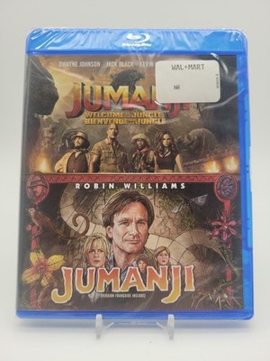 Jumanji 1995 + Jumanji Welcome to the Jungle Blu-ray - FACTORY SEALED NEW!!