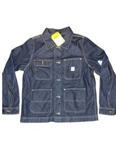 NWT Carhartt Denim Women Size L Jacket Model OC5449-W