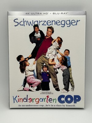 Kindergarten Cop (1990) 4K Ultra HD w/ Slipcover Kino Arnold Schwarzenegger NEW