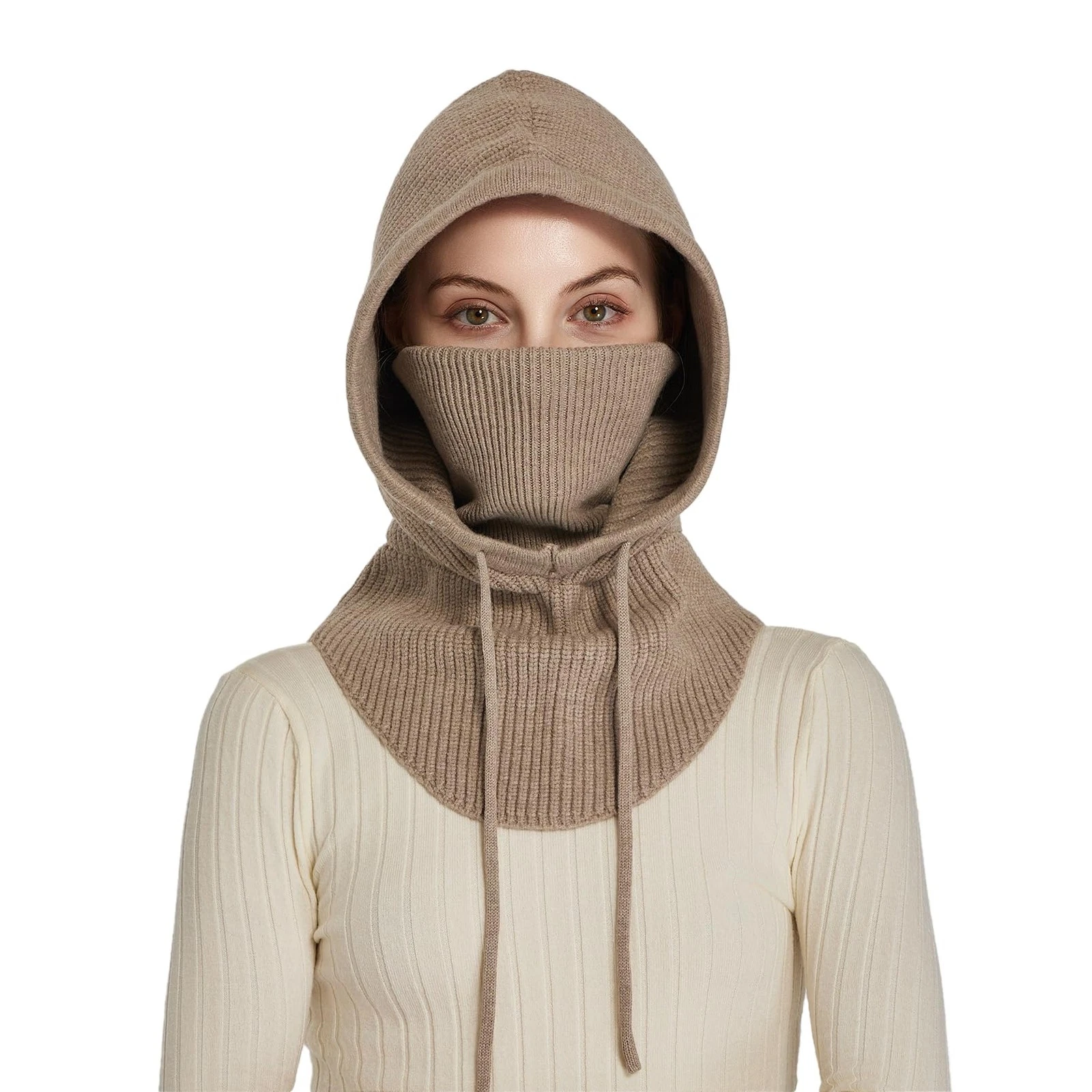 Knit Balaclava Women Winter Hats for Women Winter Face Mask Ski Mask for Men ...