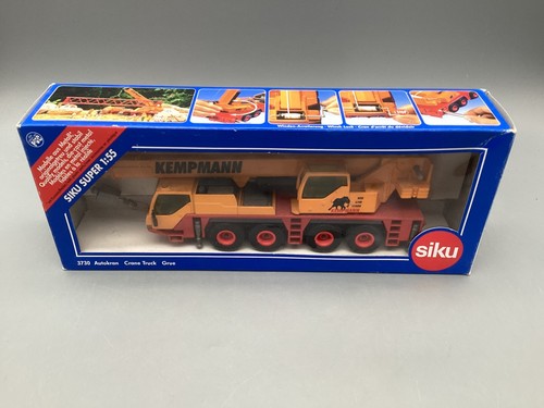 Camión modelo 1:55 Siku Super serie 3730 autogrúa Kempmann con embalaje original - Imagen 12 de 12