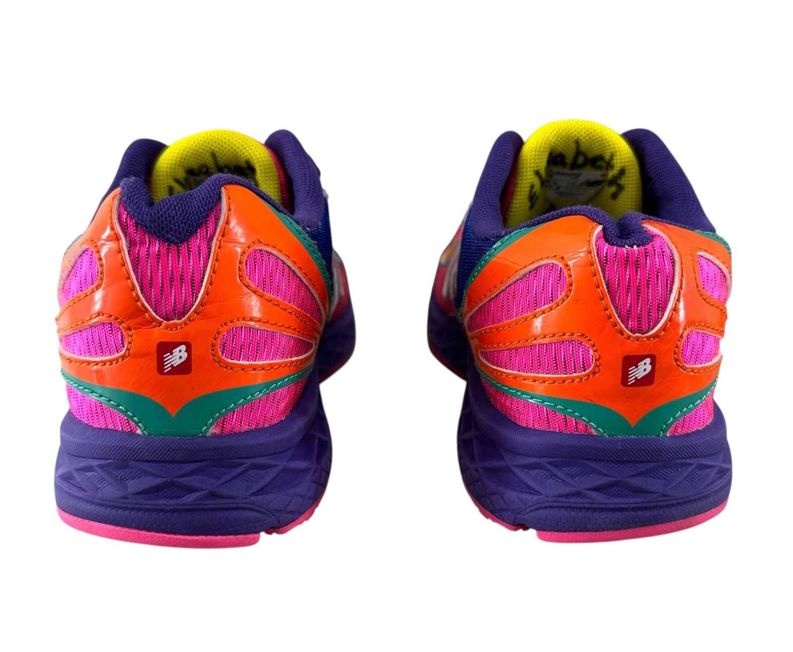 New Balance Elizabeth Big Kids Multicolor Lace Up Shoes KJ890GRG Sz 5 image 4