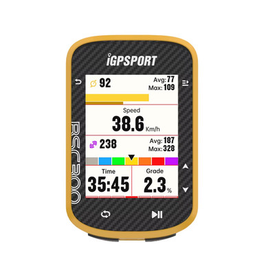 BSC300 GPS Fahrradcomputer mit Kartennavigation kabellos Farbdisplay Radfahren