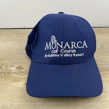 Monarca Golf Course Hat Sublime Valley Resort Blue Adjustable Hat Adult Fit Hat