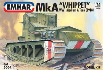Mk.A ''Whippet'' British Medium Tank - 1:72 - Emhar - 5004