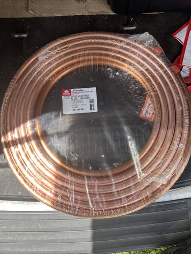 Streamline 658R Seamless Coil Copper Tubing For Ac & Refrigeration, 3/4 In Od X