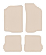 Velours-Fußmatten für VW Scirocco II 1981-1992 Coupé 4tlg Beige FORTUNA