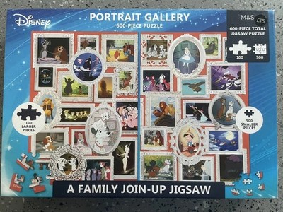 Disney Portrait Gallery 600 Teile Puzzle Family Join Up Puzzle. BN&S