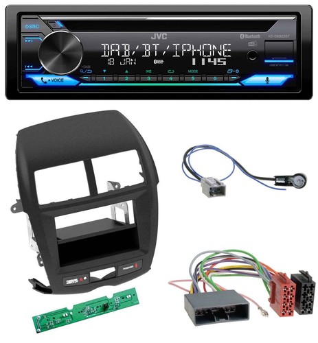 JVC Bluetooth MP3 USB DAB CD Autoradio für Mitsubishi ASX (2010-2014) - 第 1/9 張圖片