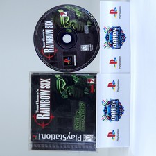 Rainbow Six PS1 CIB W/ Manual - Black Label - PlayStation