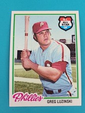1978 Topps #420 Greg Luzinski Philadelphia Phillies BASEBALL Card V1