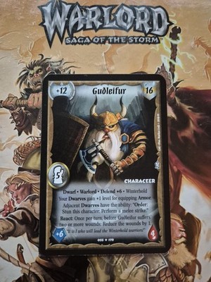 Warlord CCG Saga Of The Storm Dwarf Warlord