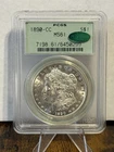1890 CC Morgan Silver Dollar PCGS MS61 OGH CAC